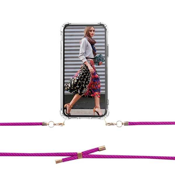 Boom Halsbandsrem Rope - Red Stripes