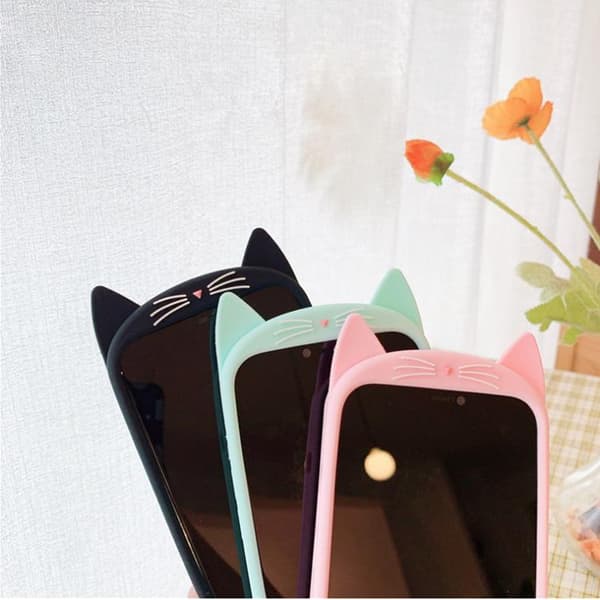 Katt Pop it Fidget Multicolor Skal till iPhone 11