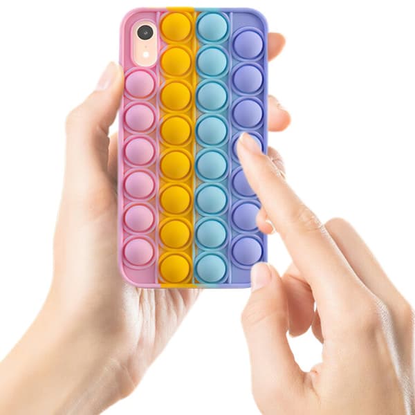 iPhone XR - Cover / Beskyttelse Pop It Fidget