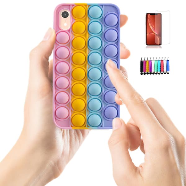 iPhone XR - Cover / Beskyttelse Pop It Fidget