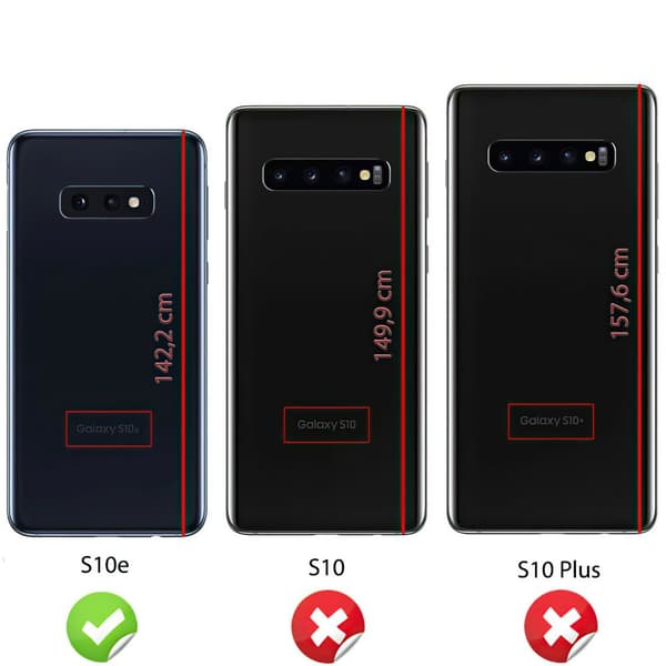 Samsung Galaxy S10e - Läderfodral / Skydd