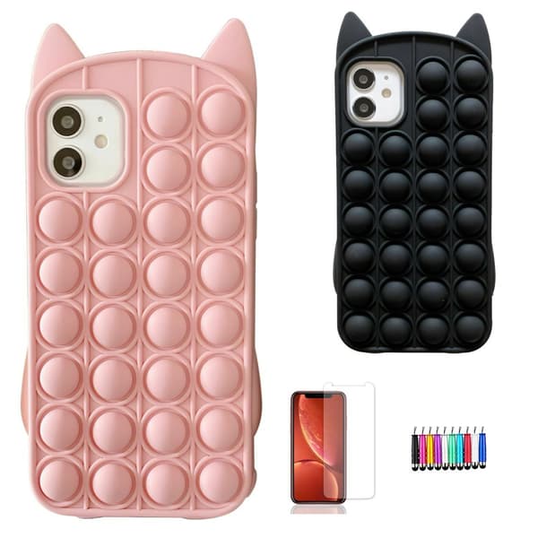 iPhone 11 - Cover / Beskyttelse Pop It Fidget Pink