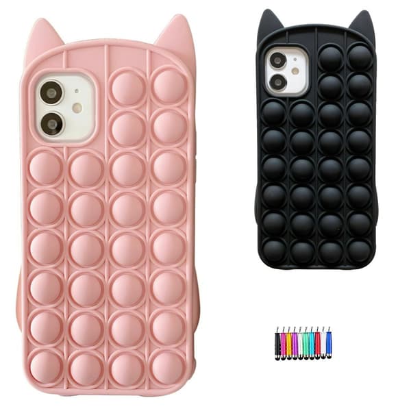 iPhone 11 - Cover / Beskyttelse Pop It Fidget Pink