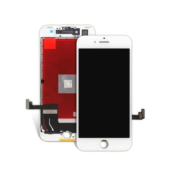 iPhone 8 Skärm med LCD-display - Vit (Livstidsgaranti)