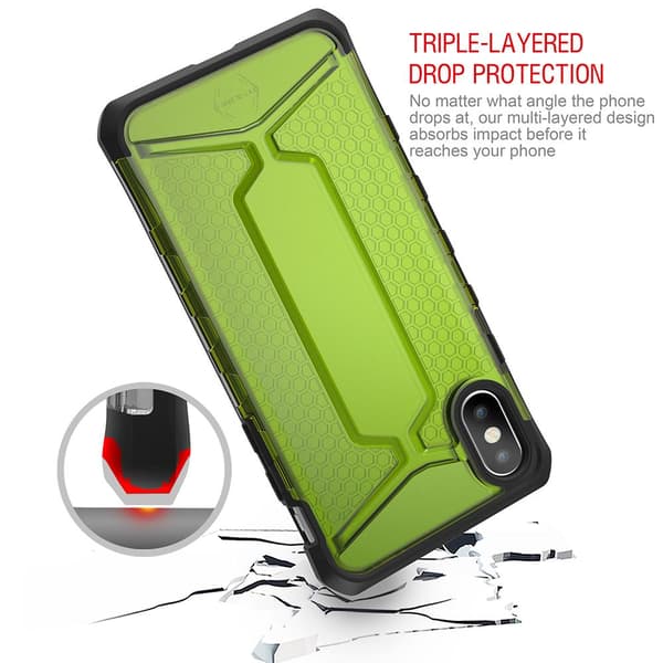 Itskins Octane Skal till iPhone XS / X - Grön