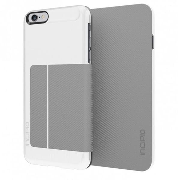 Incipio Folio Plånboksfodral till Apple iPhone 6(S) Plus  (Vit-Grå)