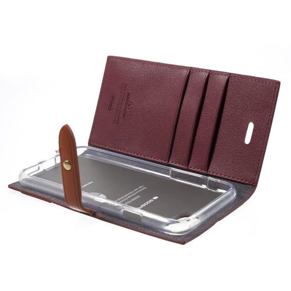 Mercury Romance Diary Fodral till Apple iPhone 6 (S) Plus - Vinröd