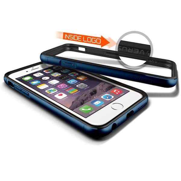 Verus Iron Bumper Skal till Apple iPhone 6(S) Plus (Blå - Svart)