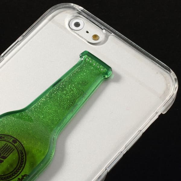 BaksideSkal till Apple iPhone 6 / 6S - Liquid Beer Bottle (Green)