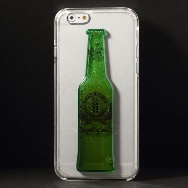 BaksideSkal till Apple iPhone 6 / 6S - Liquid Beer Bottle (Green)