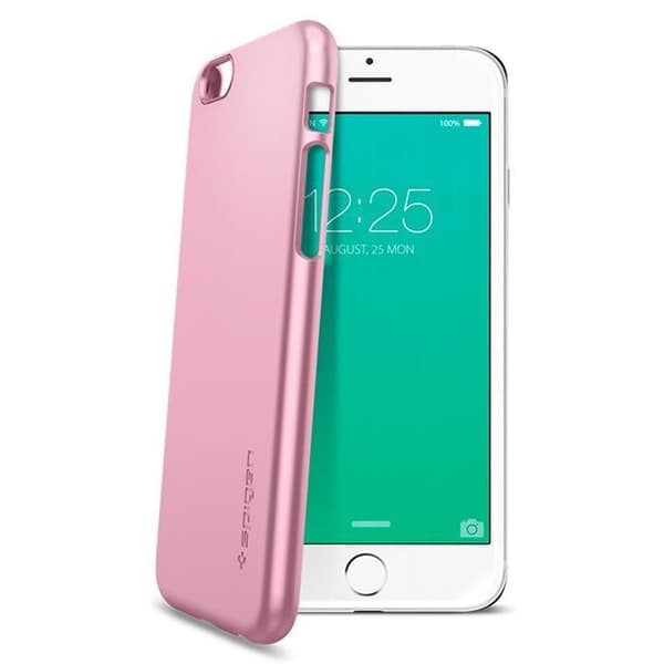 SPIGEN Ultra Thin Fit Skal till Apple iPhone 6/6S - Metallic Rose
