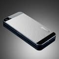 Miniatyrbild 4 av 4: Spigen Skin Guard Carbon Skin till Apple iPhone 5/5S/SE (Grå) + Skärmskydd