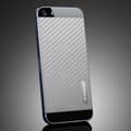 Miniatyrbild 2 av 4: Spigen Skin Guard Carbon Skin till Apple iPhone 5/5S/SE (Grå) + Skärmskydd