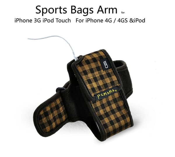 PCMAMA Sportarmband till iPhone 4S/4 / 3G / 3GS / iPOD (CHECK)