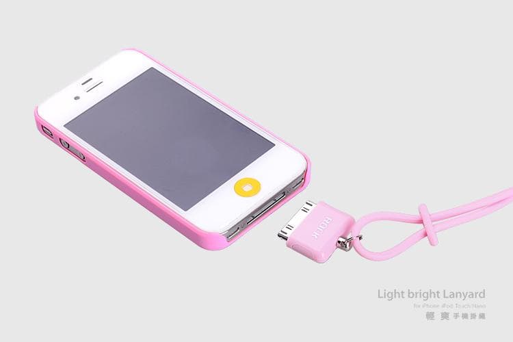 Rock halsbands rem till Apple iPhone 3GS / 4S/4 (Rosa)