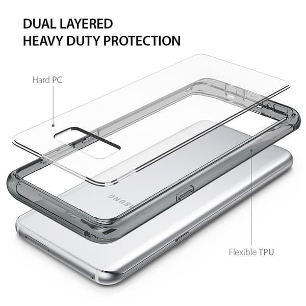 Ringke Fusion Shock Absorption Skal till Samsung Galaxy S8 - Grå