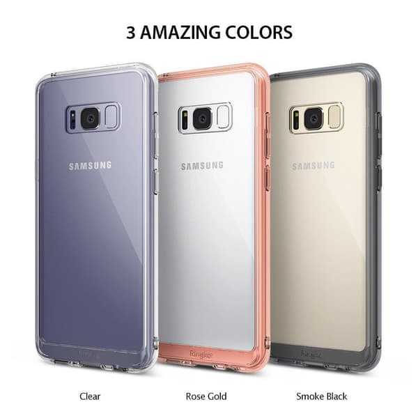 Ringke Fusion Shock Absorption Skal till Samsung Galaxy S8 - Grå