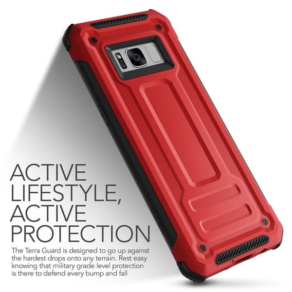 Verus Terra Guard Skal till Samsung Galaxy S8 Plus - Röd