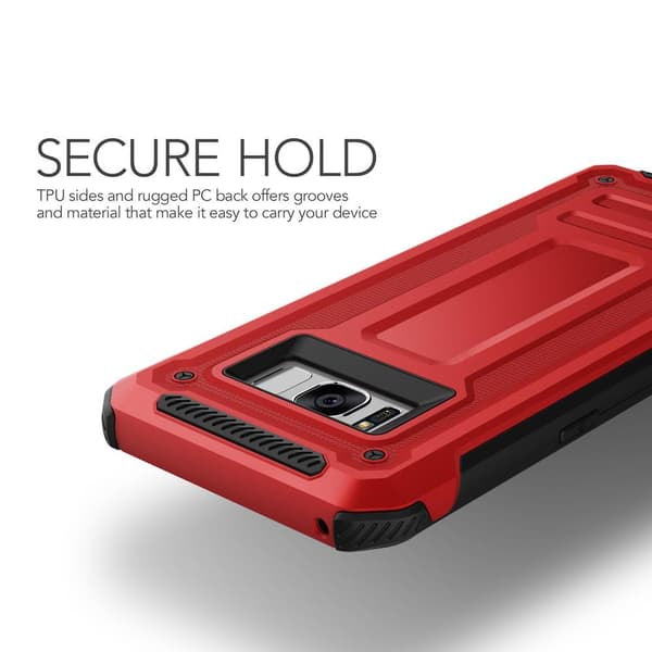 Verus Terra Guard Skal till Samsung Galaxy S8 Plus - Röd