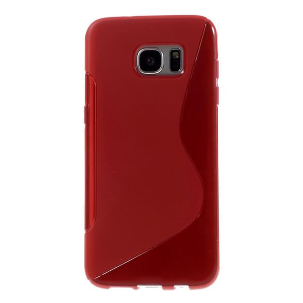 Flexicase Skal till Samsung Galaxy S7 Edge - Röd