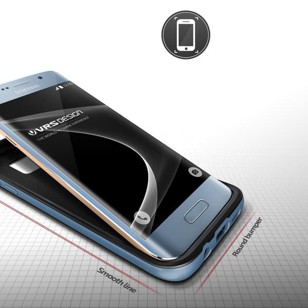 Verus High Pro Shield Skal till Samsung Galaxy S7 Edge - Blå