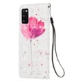 Pikkukuva 4 / 5: Lompakkokotelo Samsung Galaxy A02s - Vaaleanpunainen Kukka