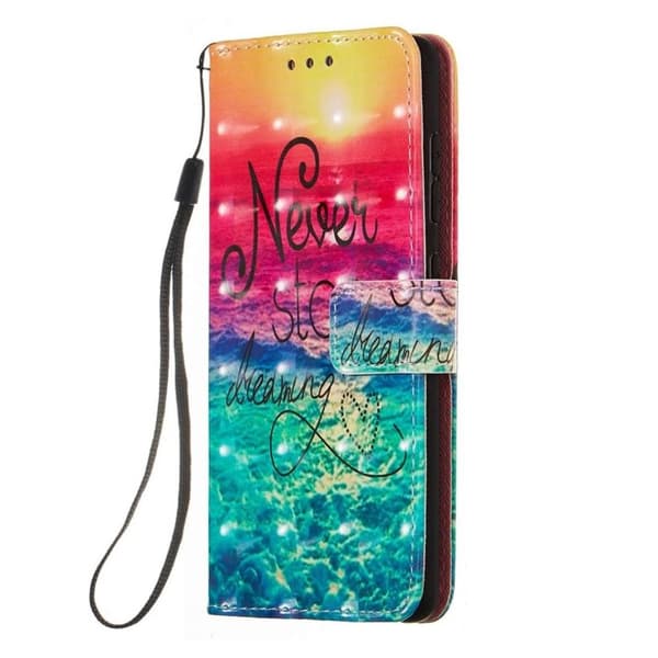 Lompakkokotelo Samsung Galaxy A02s - Never Stop Dreaming