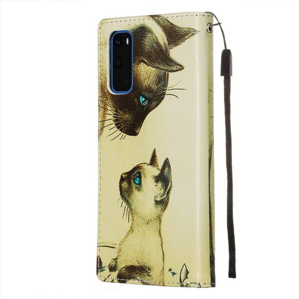 Plånboksfodral Samsung Galaxy A02s – Katter