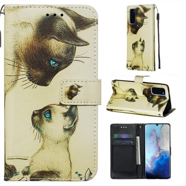 Plånboksfodral Samsung Galaxy A02s – Katter