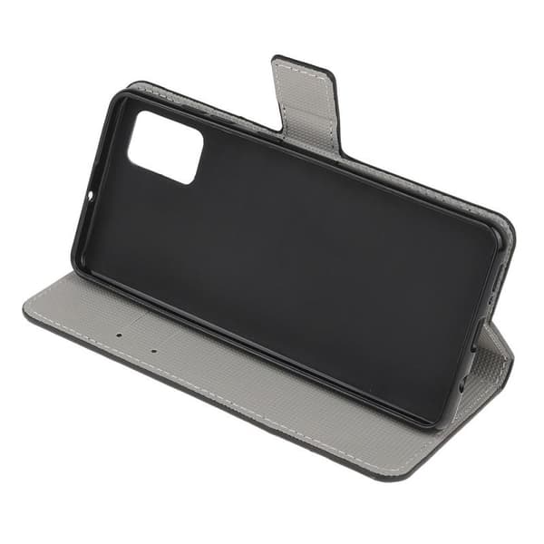 Plånboksfodral Samsung Galaxy A02s - Lila / Fjärilar