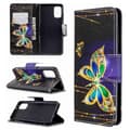 Pikkukuva 1 / 4: Lompakkokotelo Samsung Galaxy A02s - Kultainen Perhonen