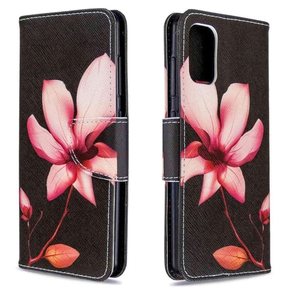 Plånboksfodral Samsung Galaxy A02s – Rosa Blomma