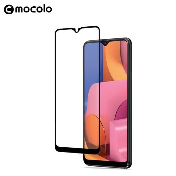 MOCOLO Härdat Glas Skärmskydd Samsung Galaxy A20s - Svart