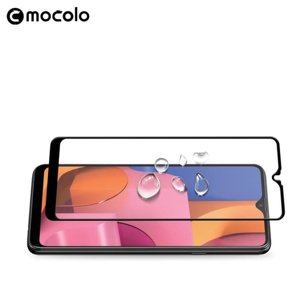 MOCOLO Härdat Glas Skärmskydd Samsung Galaxy A20s - Svart