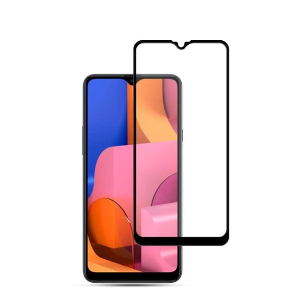 MOCOLO Härdat Glas Skärmskydd Samsung Galaxy A20s - Svart