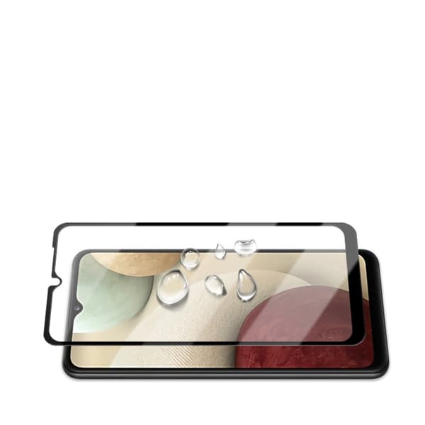 MOCOLO Härdat Glas Skärmskydd till Samsung Galaxy A12 - Svart