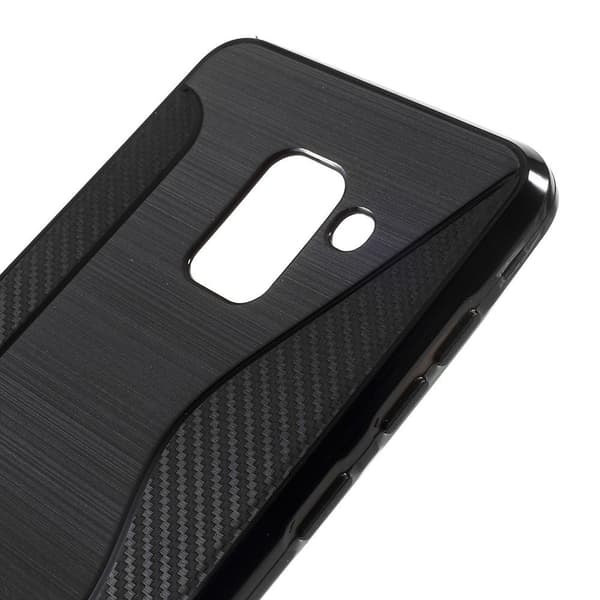 S-line Flexiskal till Samsung Galaxy A8 (2018) - Blå