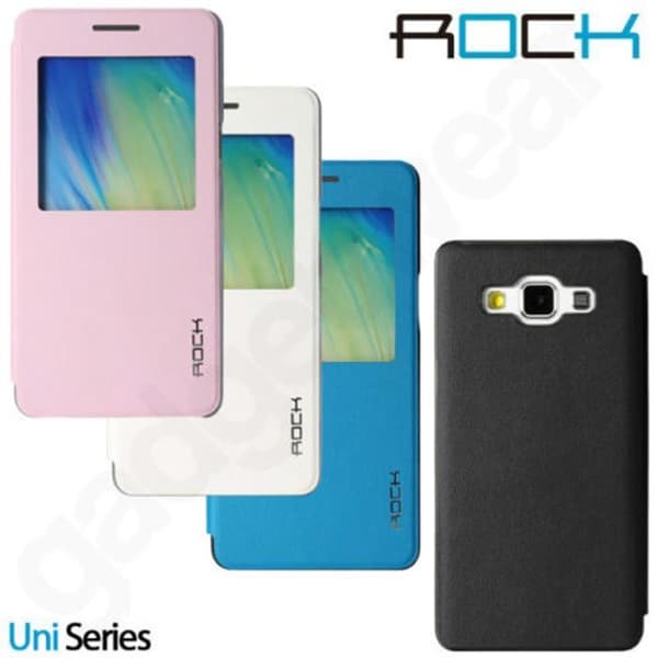 Rock Uni Series Viewfodral till Samsung Galaxy A7 - Blå