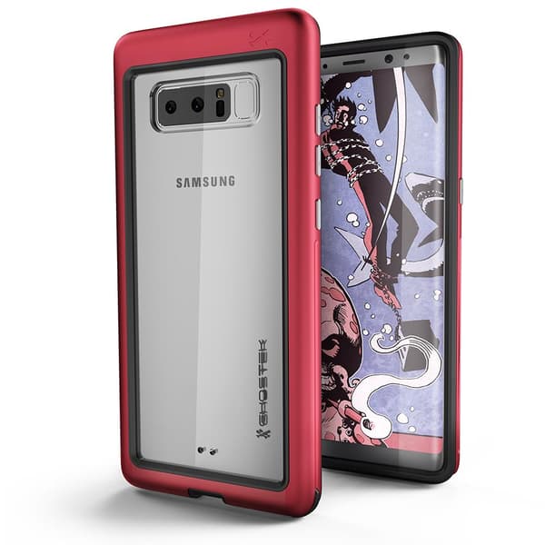 Ghostek Atomic Slim Skal till Samsung Galaxy Note 8 - Röd