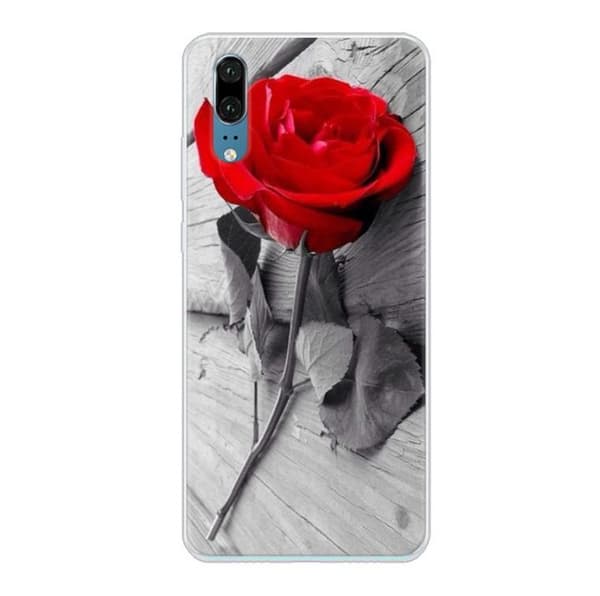 Skal Huawei P20 | Simple Case - Mobilskal med ros