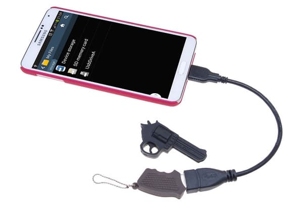 USB 2.0 USB Host / OTG Adapter Kabel for Samsung Galaxy Note 3 (Svart)