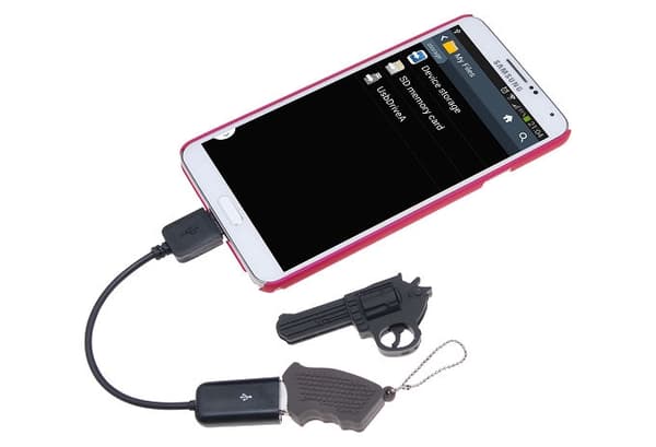 USB 2.0 USB Host / OTG Adapter Kabel for Samsung Galaxy Note 3 (Svart)