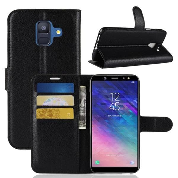 Plånboksfodral Samsung Galaxy A6 (2018) - Svart