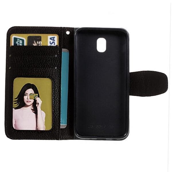 Plånboksfodral Samsung Galaxy J7 2017 – Svart