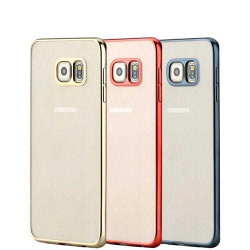 Rock Flame Series Flexi Skal till Samsung Galaxy S6 Edge Plus - Röd