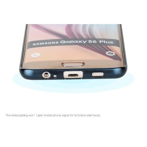 Rock Flame Series Flexi Skal till Samsung Galaxy S6 Edge Plus - Röd