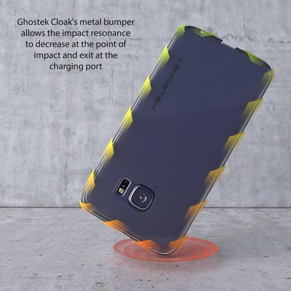 Ghostek Cloak Skal till Samsung Galaxy S6 Edge - Blå