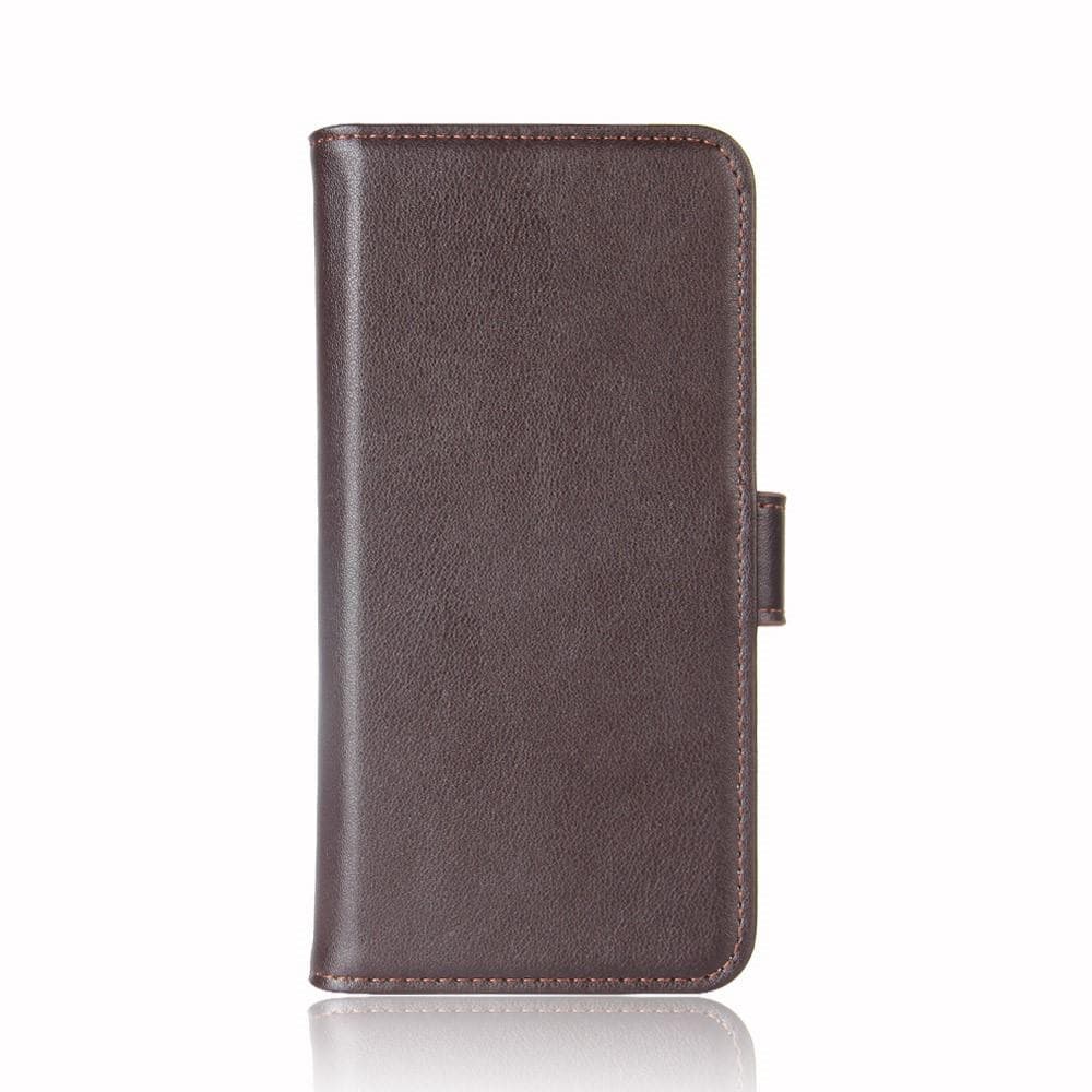 Genuine Split Plånboksfodral till Huawei Y6 (2019) - Brun