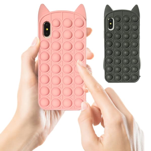 iPhone X/Xs - Skal / Skydd / Pop It Fidget Pink