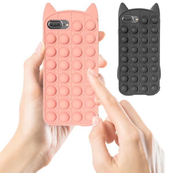 iPhone 7 Plus / 8 Plus - Cover / Beskyttelse Pop It Fidget Pink